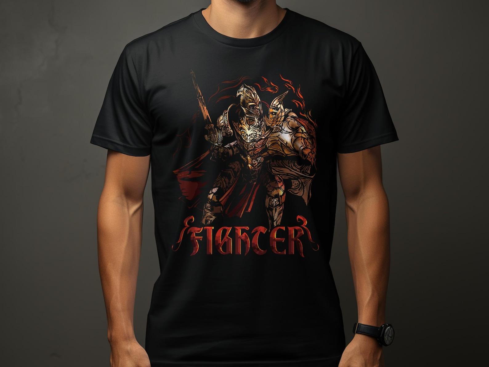 Elven RPG Tabletop Gamer T-Shirt, Elf Roleplaying Game Fighter Shirt, Dungeons Enthusiast Tee, RPG Gamer Casual Apparel 4XL