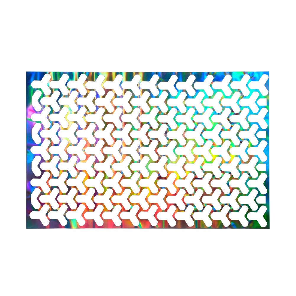 2PCS Car Headlight Rear Tail Light Honeycomb Stickers Vinyl Decals Trim Rear Light Film Taillight Lamp Cover Accessories 48x30cm