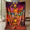 NinjagoPrinted Flannel Blanket Cozy Skin-Friendly Warm Throw for Couch Bed Indoor Daily Use