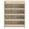 Shoe Cabinet in Sonoma Oak 73.5 x 36 x 92 cm Particleboard
