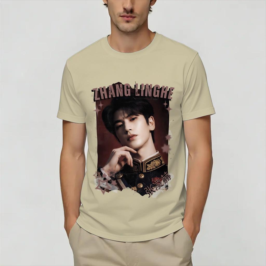 Zhang Linghe TShirt Summer Cotton T Shirts For Adult Harajuku Casual Tshirt ShortSleeve Street Style Clothing