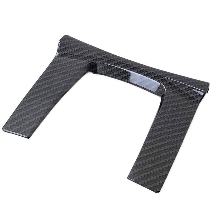 ABS Carbon Fiber Center Console Gear Panel Frame Cover Trim for 10Th