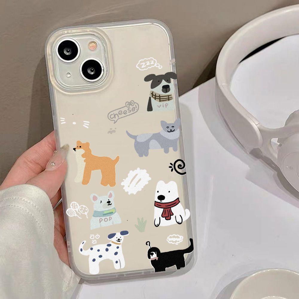 Cute Little Animals Are Suitable for iPhone17promax Apple 17 Matte Mobile Phone Case 16/15 Anti-drop 14 Large Holes