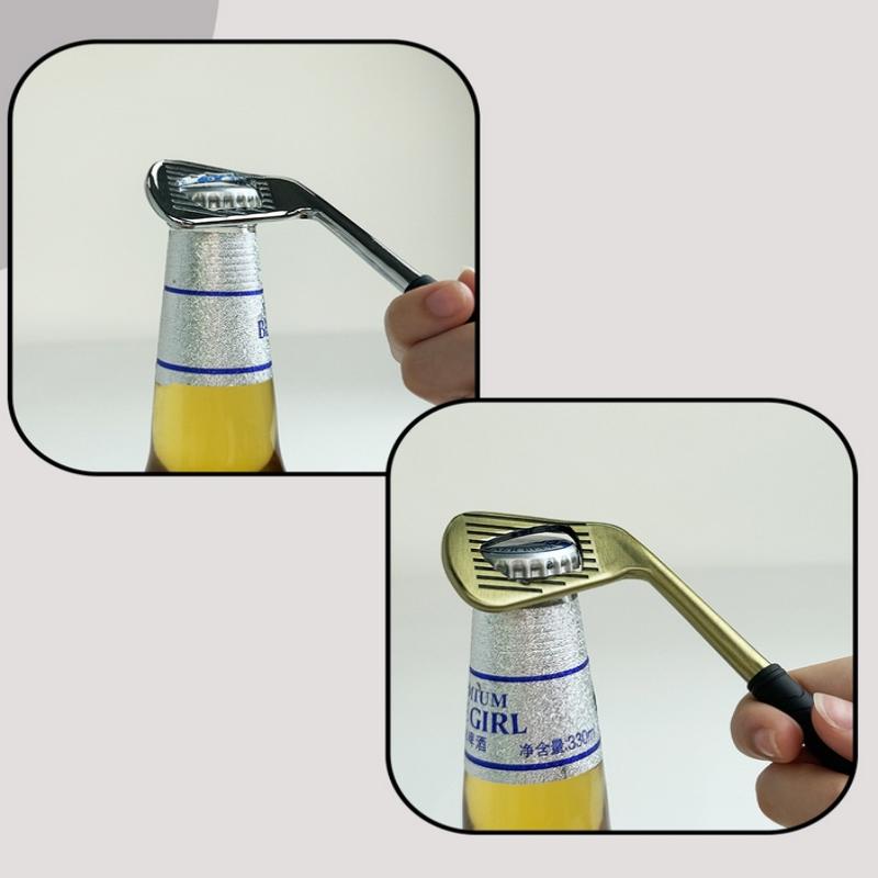1/2 Pcs Golf Club Bottle Opener Novelty Beer Gift Golf Decoration Beer Opener For Golfer Golf Lover Beer Enthusiast