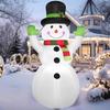 JOYFY 6 FT Tall Christmas Inflatable Snowman Decorations with Built-in LEDs with Magic Hat for Christmas Party Garden Decoration