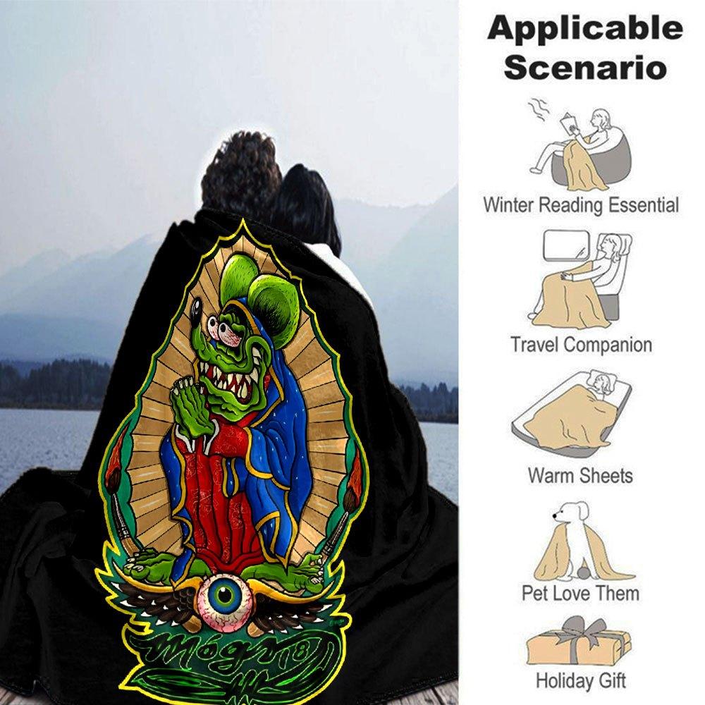 1pc Rat Finks 2 Blanket Soft Warm Throw for Home, Office, Travel All Season Cozy Bedding Gift, Office Cozy Accessory