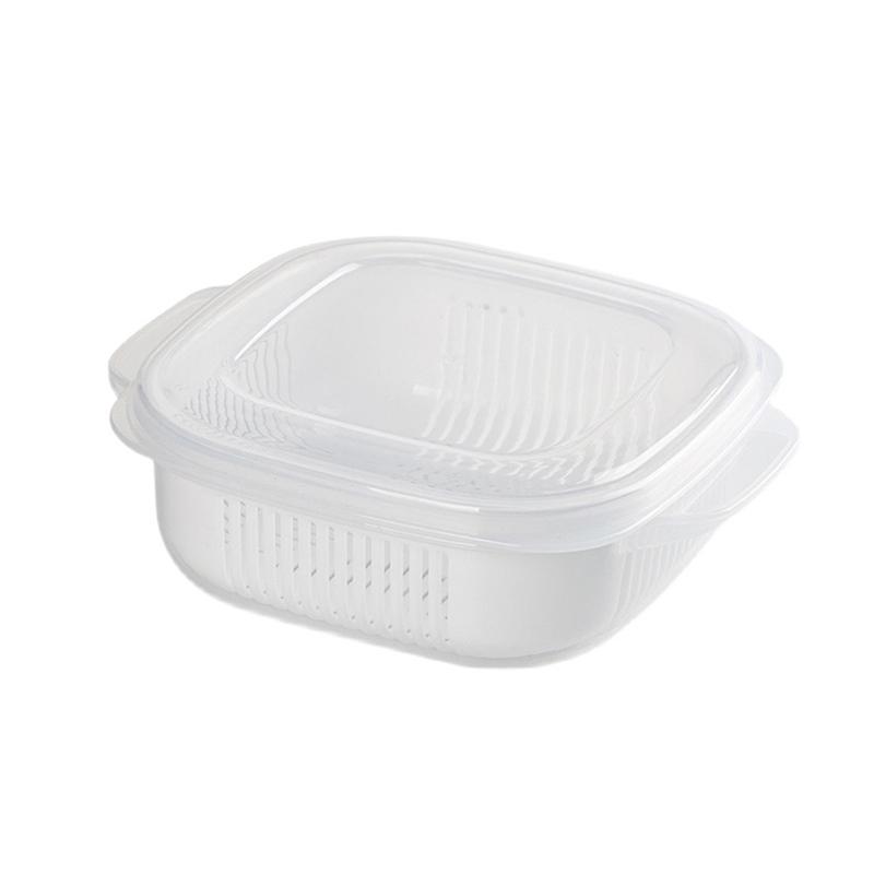 Food Storage Box Rice Fruit Preservation Container Microwave Oven Heating Refrigerator Freezer Storage Packing Meat Kitchen Tool