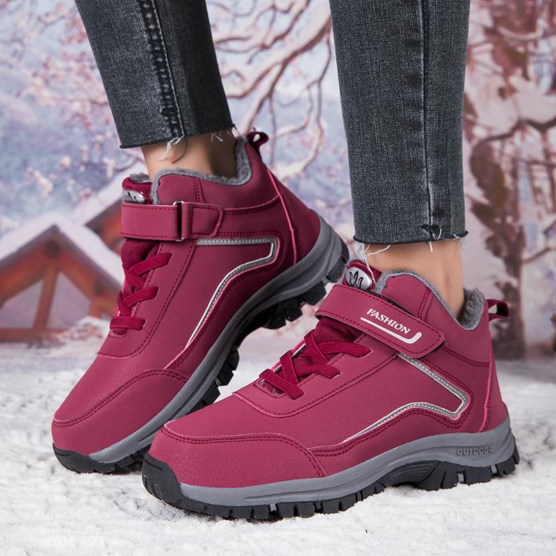 Men Winter Sneaker Shoes New High Quality Sneaker Short Boots with Anti Slip Thick Sole Walking Work Cotton Shoes for Women