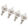 HiFi Speaker Spike Shockproof Stainless Steel Speaker Isolation Feet Spikes for Amplifier CD DVD Player 4pcs M6