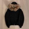 Unisex Streetwear Kapuzen-Fleece-Sweatshirt Mit Aufdruck Reißverschluss Langarm Pullover Winter Freizeitkleidung
