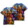 Anime Five Nights At Freddys T-Shirt Sommer Kurzarm T-Shirt Grafik T-Shirt Fitness Tops