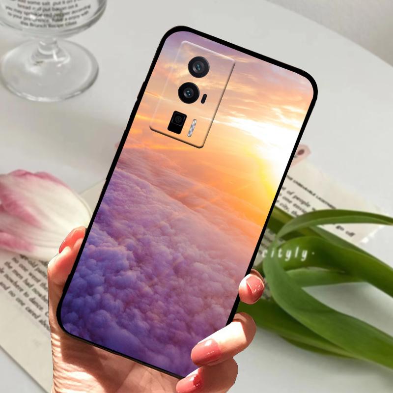 For Xiaomi Poco F5 5G / F5Pro Case Silicone Shockproof Soft TPU Phone Cover for POCO F5 Pro Capas Funda on PocoF5 Luxury Coque
