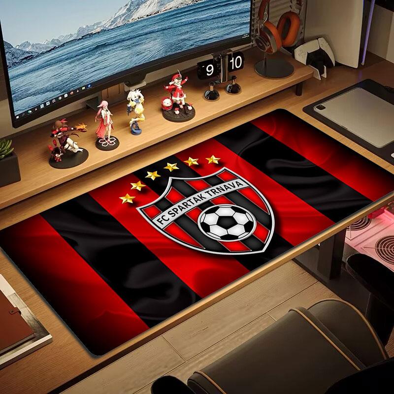 FC Spartak Trnava Mouse Pad, Large Gaming Desk Mat, Non-slip XXL Mousepad for Laptop & Tablet, Mini PC Playmat with Stitched Edges