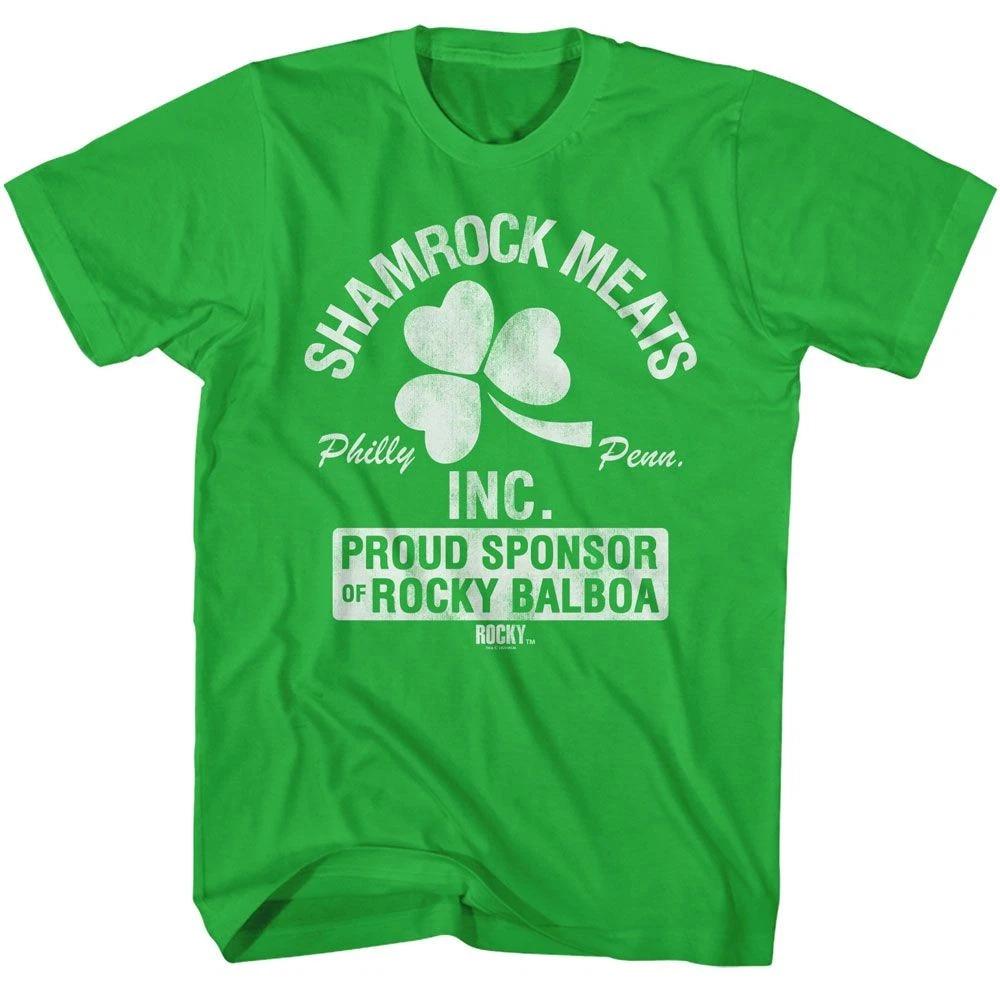 Rocky - Shamrock Meats Philly - American Classics - Solid Green Short Slee 100