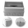 Outdoor Waterproof Distribution Box Surface-Mounted 1Row 8 Modules IP65 Fuse Box