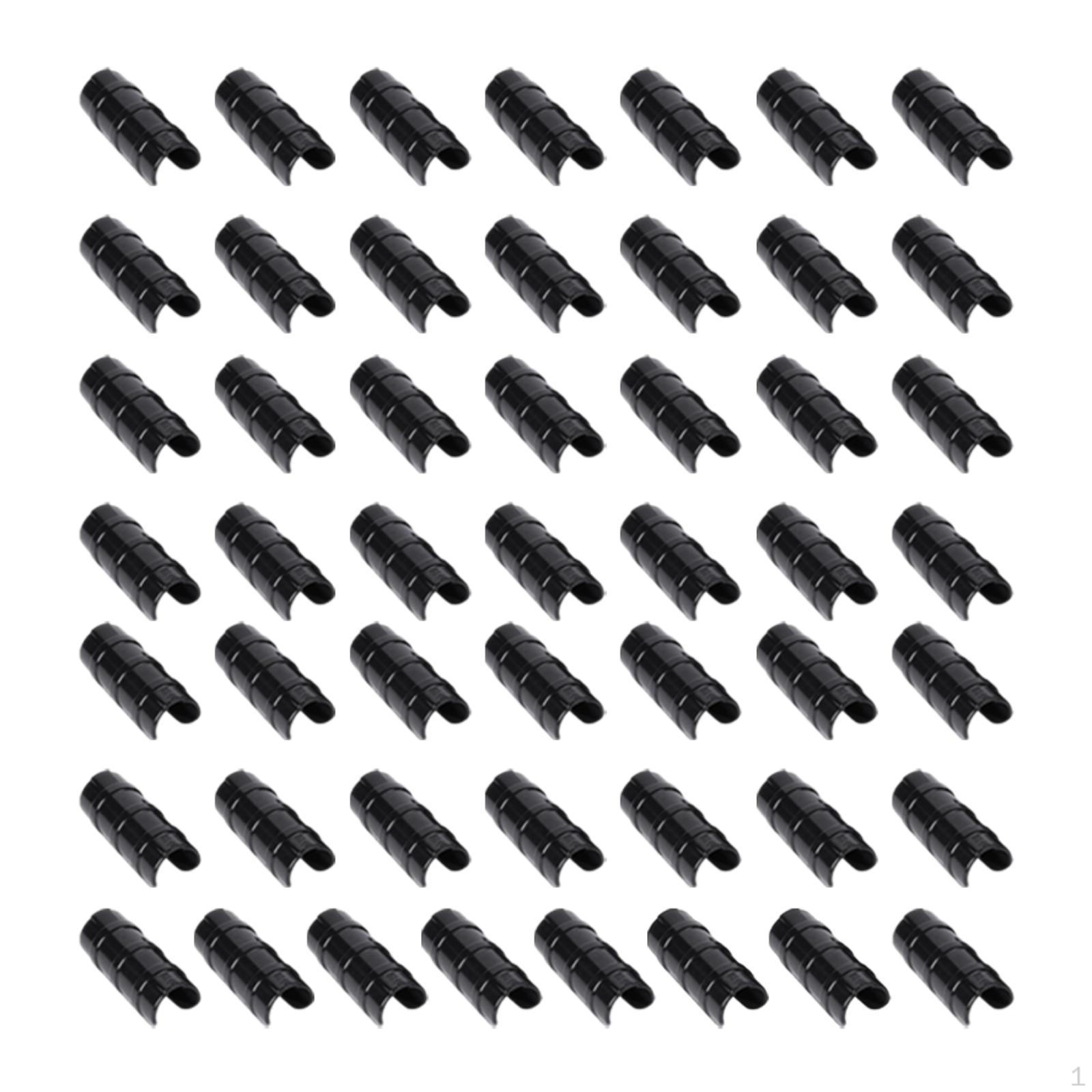

50 Greenhouse Film Clamps Tube Clip for Garden Structures, Frame Pipe Clamp Patio