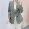 Clearance Han Style Plaid Suit Jacket - Spring/Autumn Versatile Korean Fashion