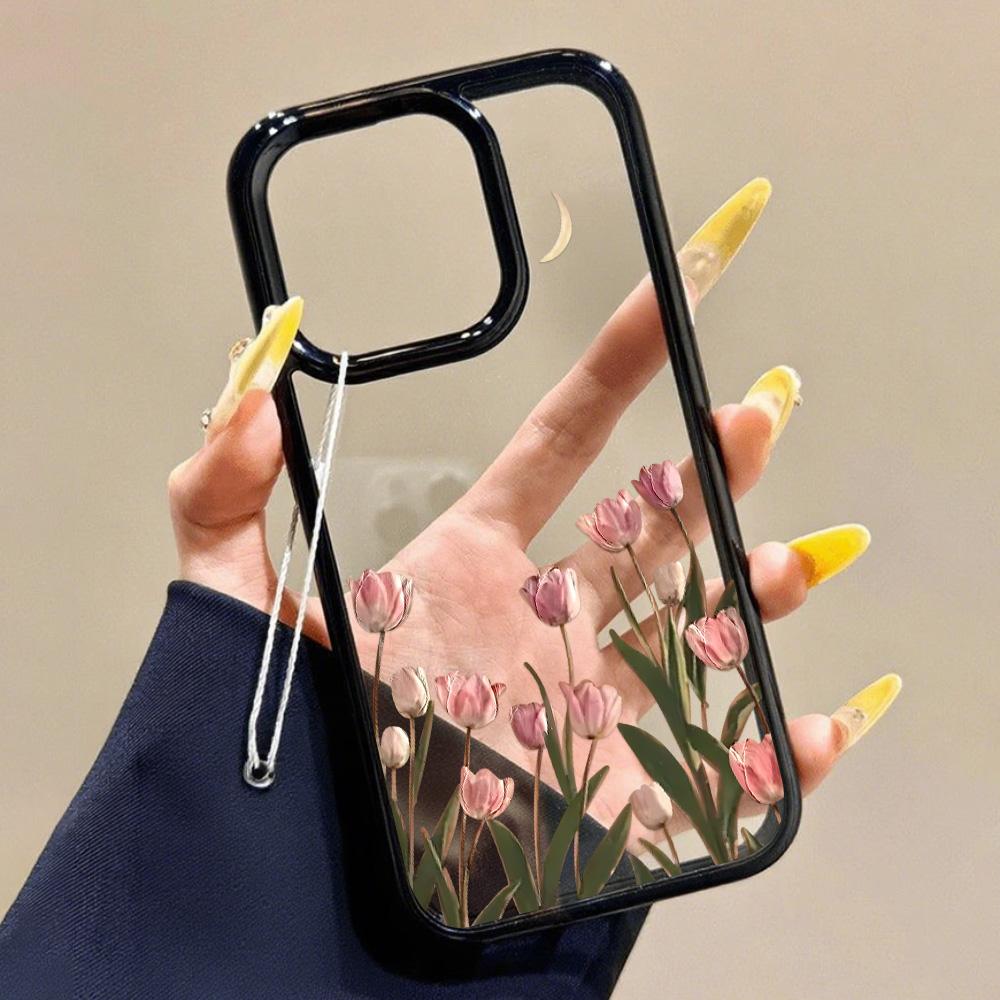 Acrylic Phone Case for iPhone 11 12 13 14 Pro 12 14 16 Pro Max for Samsung A16 A36 A56 S24 FE High-quality Painted Anti-fall Mobile Phone Case
