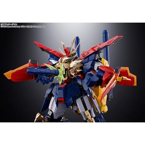 TAMASHII NATIONS Soul of Chogokin GX-113 Gundam Build Fighters Try Strongest Mobility Gundam Tryon 3, Approximately 210mm, Die-cast, PVC, and ABS Pain