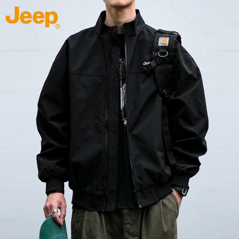

JEEP Men s Stand Collar Casual Jacket 2XL