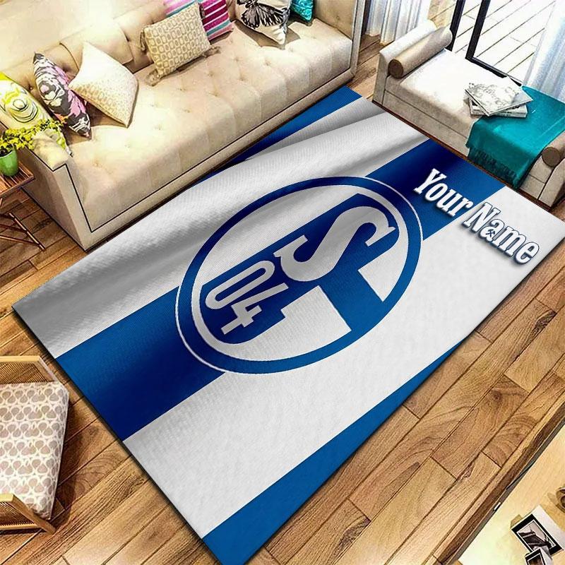 FC Schalke 04 Custom Name Carpet Rug for Living Room Bedroom Home Sofa Decoration,Kids Play Non-slip Floor Mat