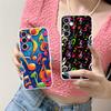 Musical Note Staff Mobile Phone Case for Samsung Galaxy S25 S24 S23 S22 S21Plus FE Ultra Clear Colorful Cover Smartphone Cover