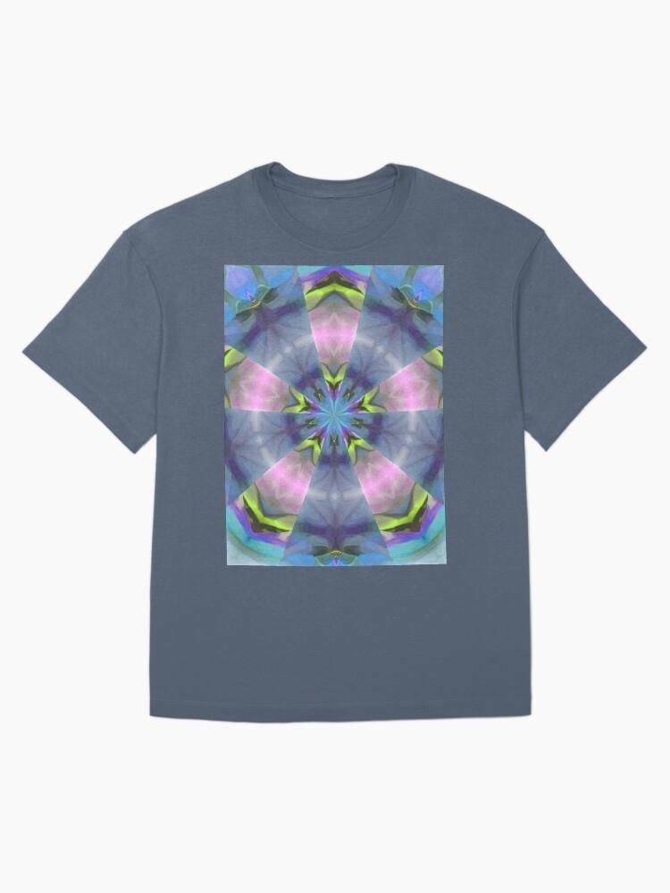 Pentangle Pastel Shades Multicolored Kaleidoscope Pentangle Pattern 8 Oversized T-Shirt