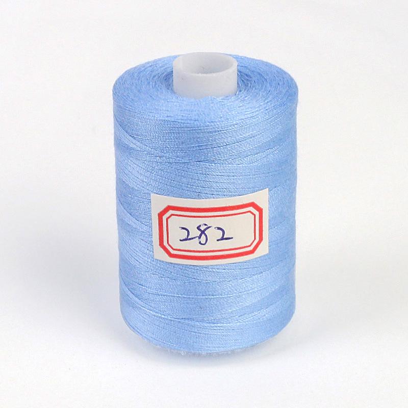 Hilo de Coser de Poliéster de Alta Velocidad 402 - 1000 Yardas, Colores Arcoíris, Ideal para Proyectos de Costura Casera y a Mano