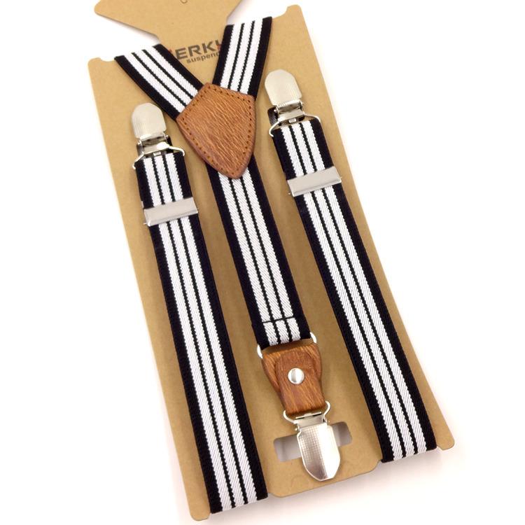 Kids Three-Clip Suspenders for Boys & Girls - Spring & Autumn Korean Style
