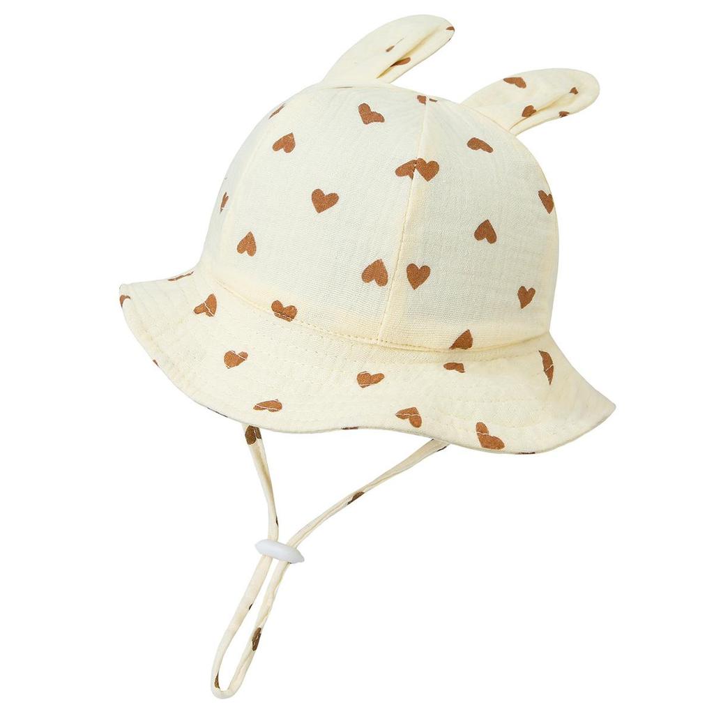 Baby Hat Summer Newborn Accessories Cotton Baby Caps for Girls Boys Infant Bucket Hats for Toddler Sun Protection 3-12M