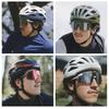 Sports Sunglasses UV400 Mirror Lens Pace Stage Black Matte [Uvex] Anti-fog Cycling/Running/Outdoor (Silver)