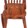 1:12 Miniature Rocking Chair Cute Wood Rocker Furniture Toy   Accessories