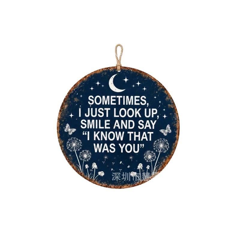 Garden signs, decorative pendants, metal decorative plaques