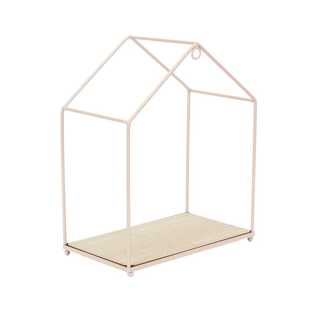 Set Of 3 Shelves, Pink House