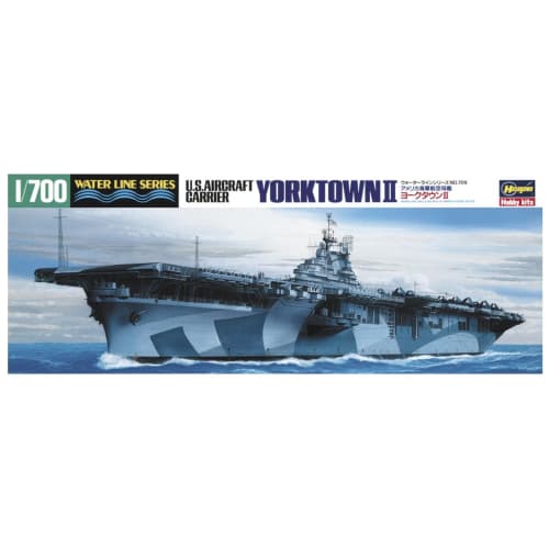 

Hasegawa 1/700 Waterline Series US Navy Aircraft Carrier Yorktown II Plastic Model 709