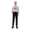 Levis Loose Fit Solid Color Crew Neck Sweatshirt Women tops Gray 18686-0014