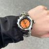 Retro Fashion Trend Men's Watch Y2K Unique Blade Stainless Steel Strap Luxury Top Analog Quartz Waterproof Wristwatches Clock