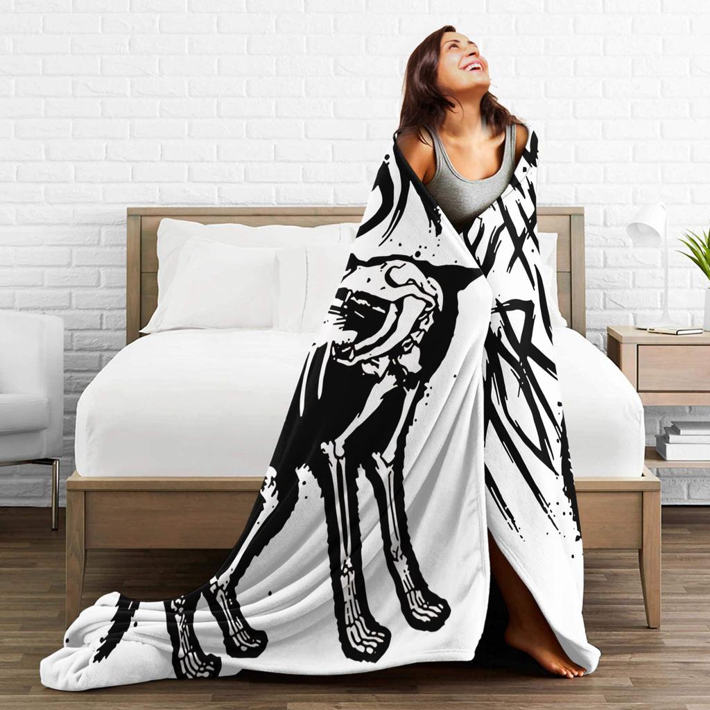 BMTH Bring Me The Horizon Warm Soft Blanket British Rock Band Camping Plush Bedding Throws Flannel Bedspread Sofa Bed Cover