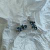 Серебряные серьги с мистик топазом 1.42ct (2212829)