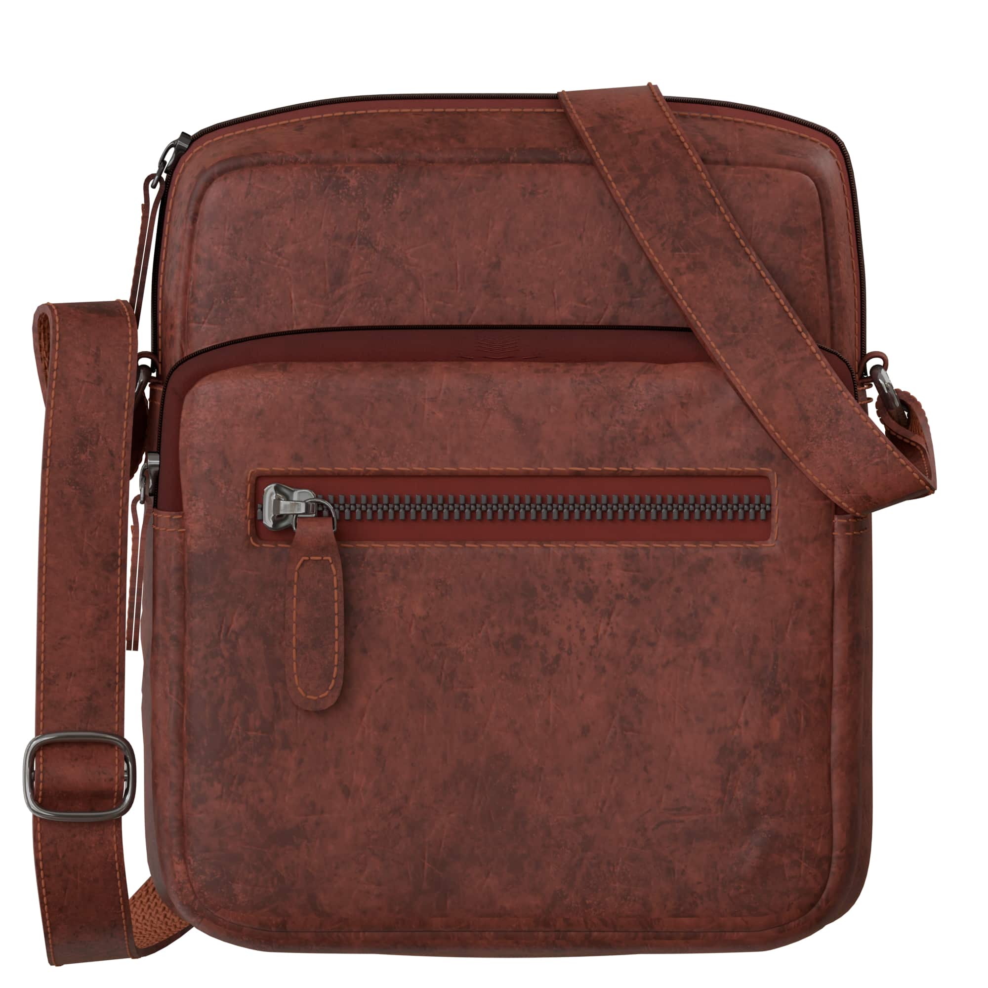 

Noble compact men s leather shoulder bag One Size