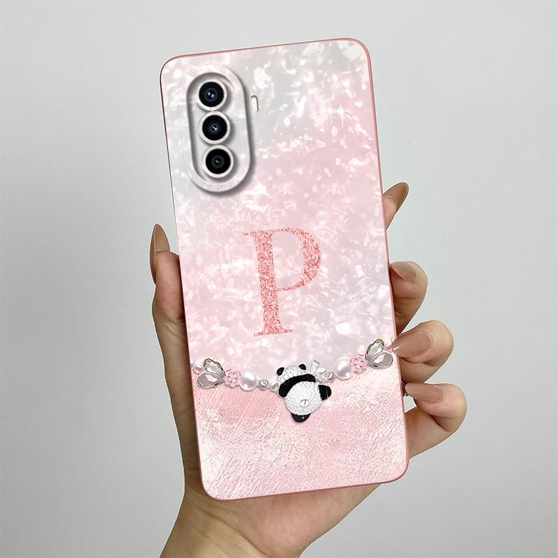 For Huawei Nova Y70 Case Huawei nova y71 nova y70 plus Phone Case Fashion Crown Letters Matte Anti Drop Soft Protective Cover