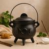 Cast Iron Cauldron Triple Moon 12x15cm