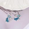 1Pair Exquisite Fashion Elegant Gift Opal Cat Earrings Jewelry Drop Dangle Hook Ear Stud