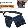 Portable Oxford Cloth Tool Waist Bag Dual Pouch Water Repellent Organizer for Squeegee Window Glass Cleaning Use