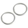 2Pcs Car Dashboard Air Vent Outlet Cover Ring Trim Fit for Mercedes Benz GLK X204 ML W166 GL X166 B Class W246 Stainless Steel
