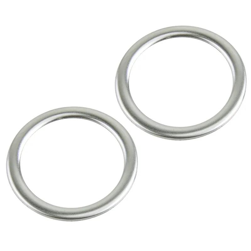 2Pcs Car Dashboard Air Vent Outlet Cover Ring Trim Fit for Mercedes Benz GLK X204 ML W166 GL X166 B Class W246 Stainless Steel