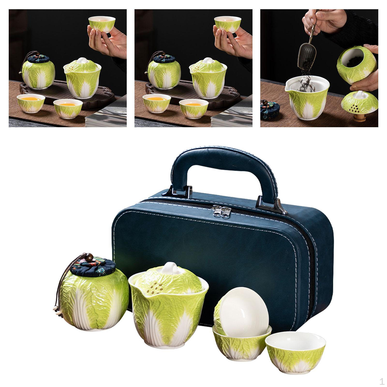 

Керамический чайный сервиз со встроенным фильтром — идеально подходит для использования дома и в офисе A