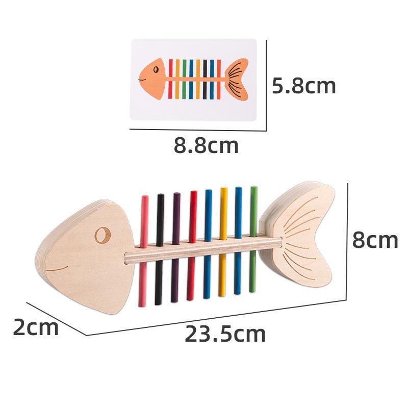 Gioco di Abbinamento Colori e Ordinamento per Bambini Giocattolo Creativo Montessori Clip Animali Perline Impilamento Gioco di Equilibrio Giocattolo per l'Educazione delle Abilità Motorie Fini del Bambino