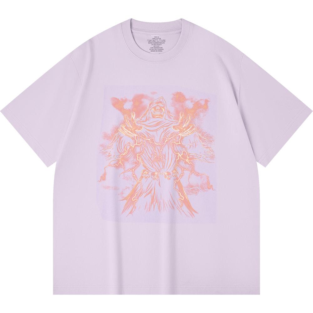 230 Gsm 100% Cotton Heavy Metal T-Shirt  Rock Band Popular Music Print Unisex Heavy Cotton T Shirt