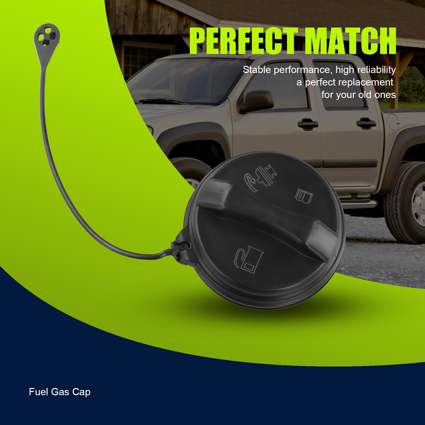 A58X-Fuel Tank Filler Gas Cap For Buick GMC Pontiac Saturn 2002-2014 10372866 10372868 25828365 чёрный